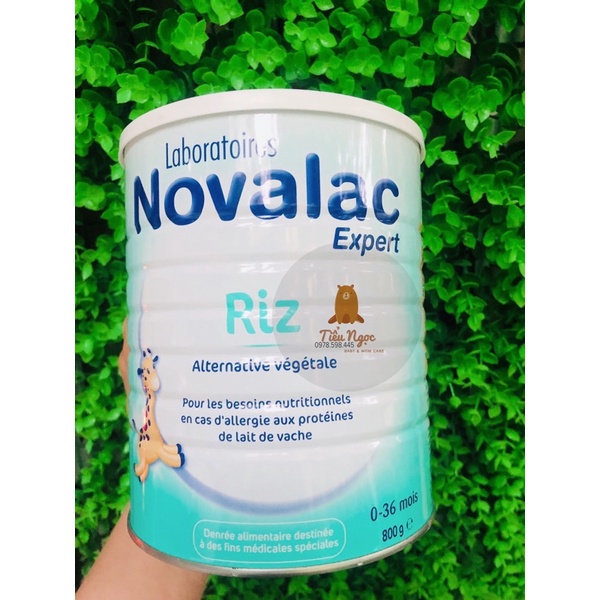 Sữa gạo Novalac Riz Pháp 800g dành cho bé dị ứng đạm sữa bò