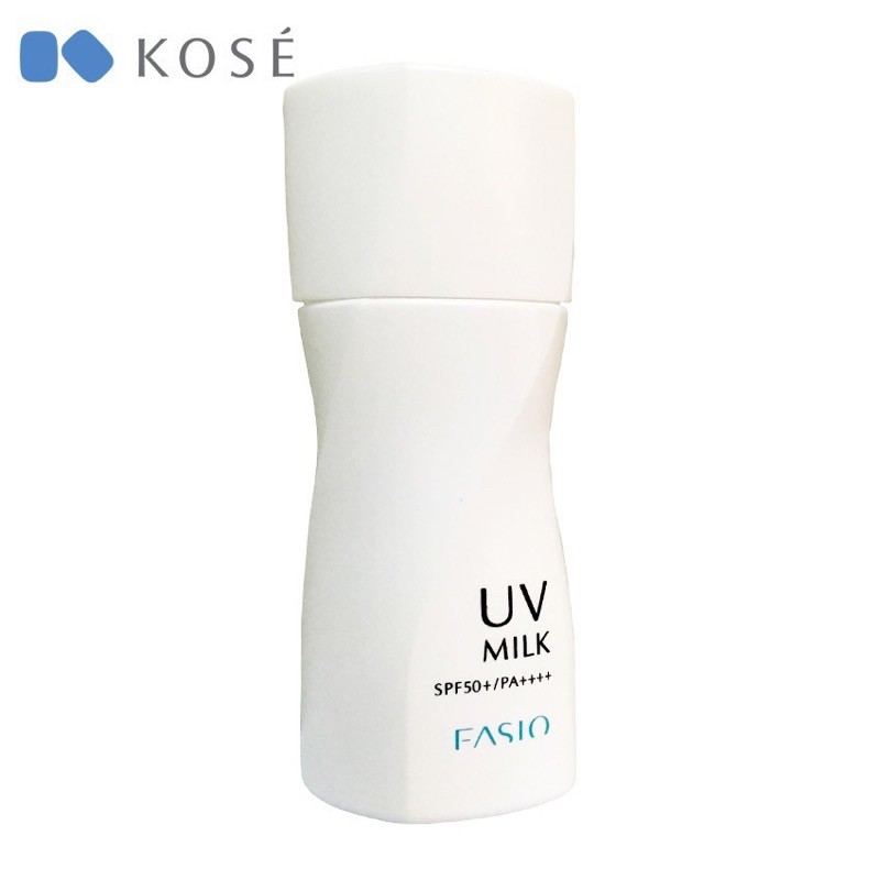 Kem chống nắng Kosé dạng sữa - Fasio UV Protect Milk N (Waterproof) SPF 50+/PA++++