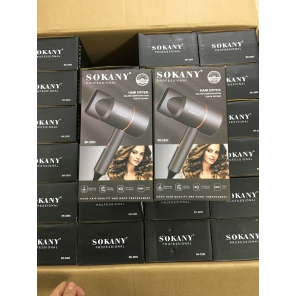 MÁY SẤY TÓC SOKANY SK 2202 SIÊU NHANH KHÔ THẾ HỆ MỚI