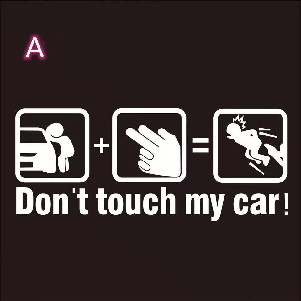 Tem dán ô tô Don't Touch My Car