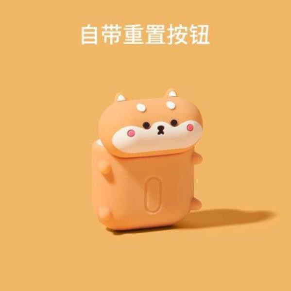 Case Airpods 1/2/I12 Inpods - Vỏ Bao Đựng Bảo Vệ Ốp Tai Nghe, Sillicone Dẻo Chống Bám Bẩn, Va Đập, Chó Corgi -LoveStore