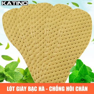 Miếng độn giày hương bạc hà, Lót giày bạc hà cao cấp chống hôi chân