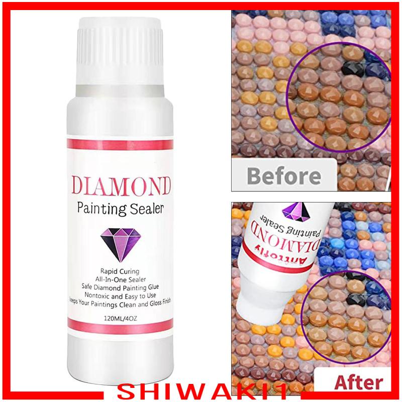 Keo Dán Tranh Đính Đá 120ml Hiệu Ứng Ánh Kim DIY