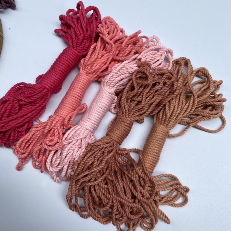 Bó 10met dây thừng cotton macrame trang trí thủ công,dây gói quà,dây cột hàng