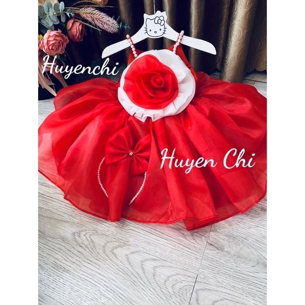 VÁY CÔNG CHÚA 🌷 HOA HỒNG