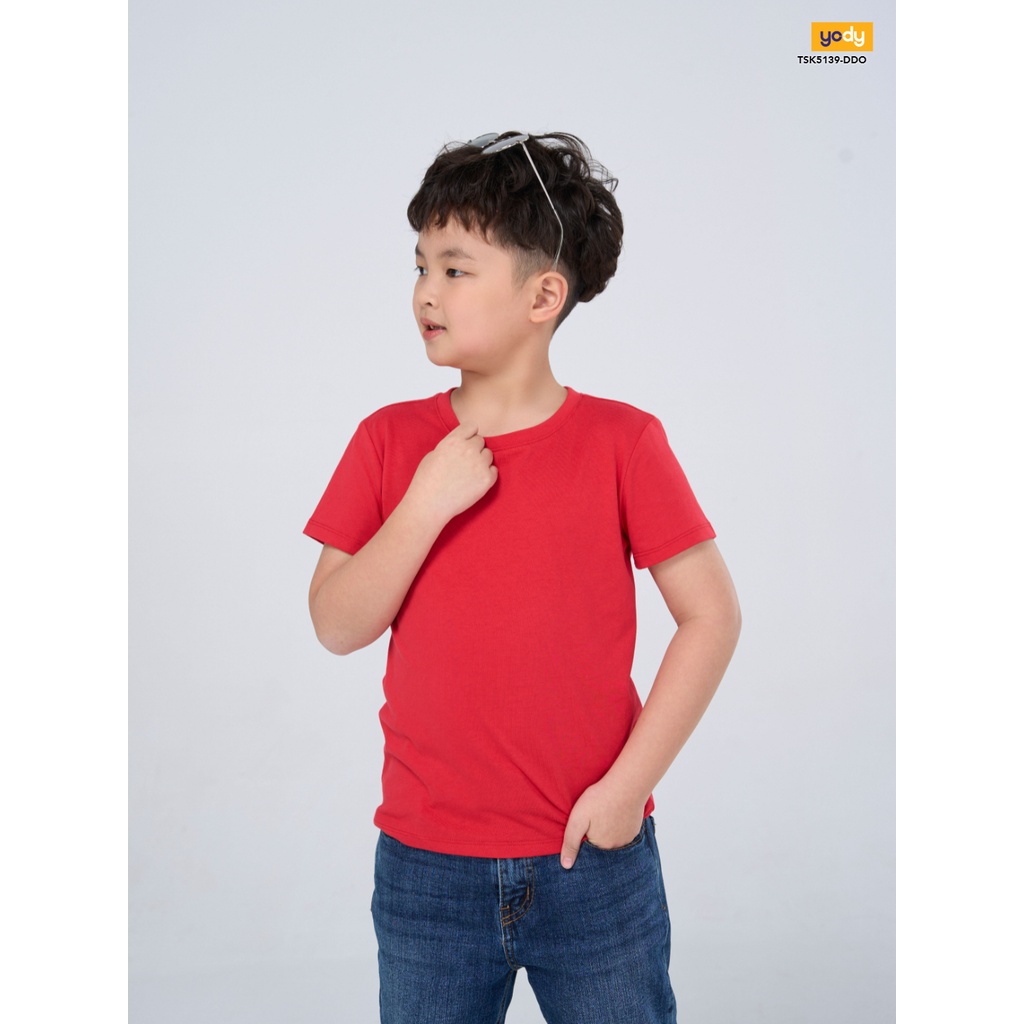 Áo Thun Cộc Tay YODY T-Shirt Trẻ Em Cotton USA Phiên Bản Premium TSK5139