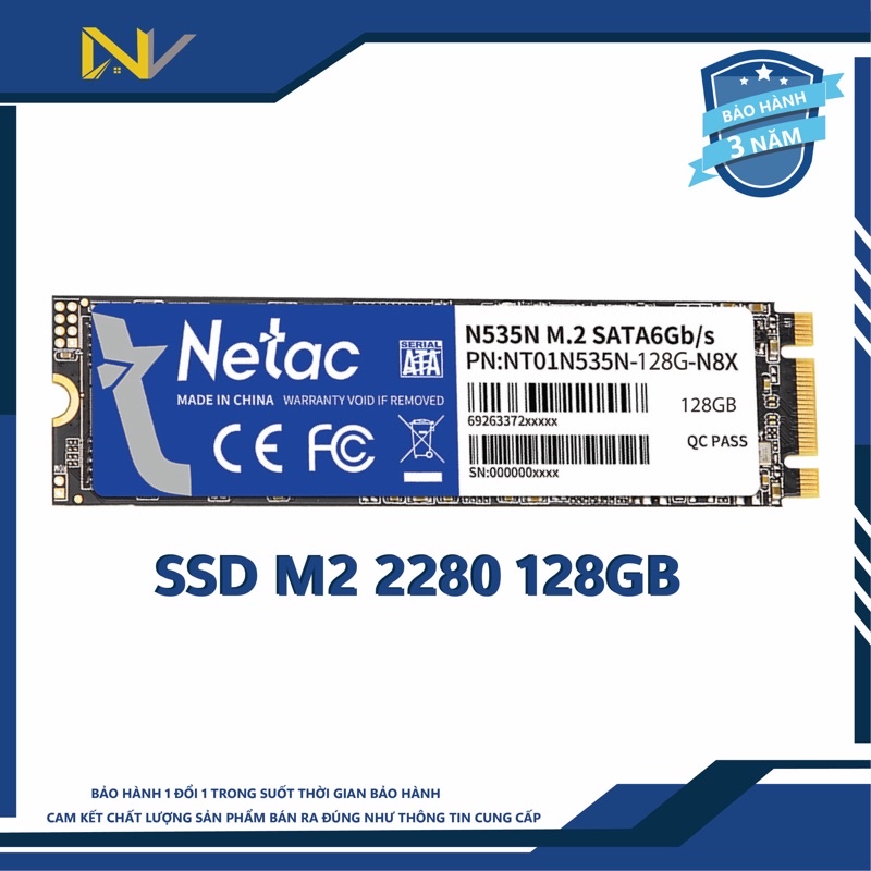 SSD Netac M2/2280 128gb