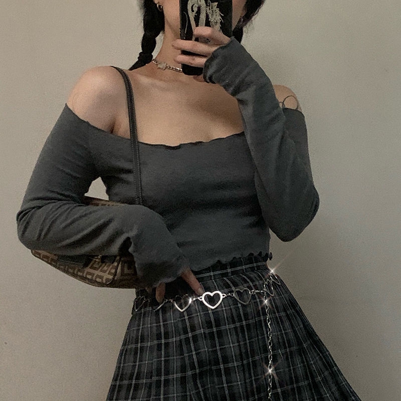 Dây xích đeo hông họa tiết trái tim thời trang