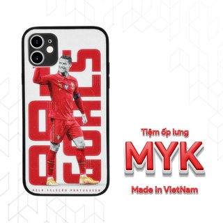 Ốp lưng CR7 quyết tâm trong màu áo  tuyển Bồ Đào Nha cho Iphone 5 6 7 8 Plus 11 12 Pro Max X Xr FOO20210244