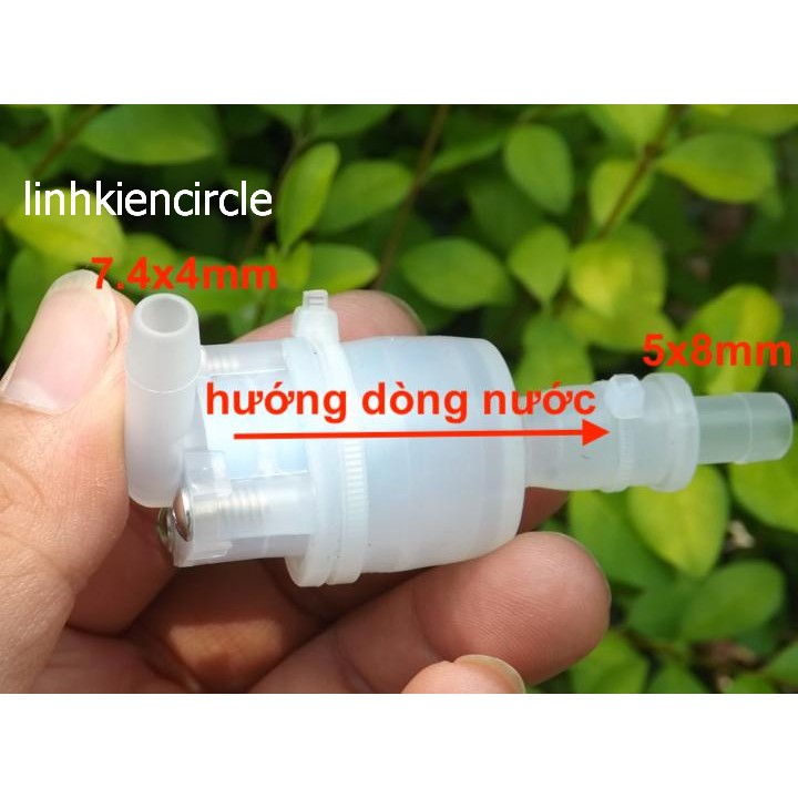 2 cái van nước một chiều mini nhựa van dừng nước - LK0088