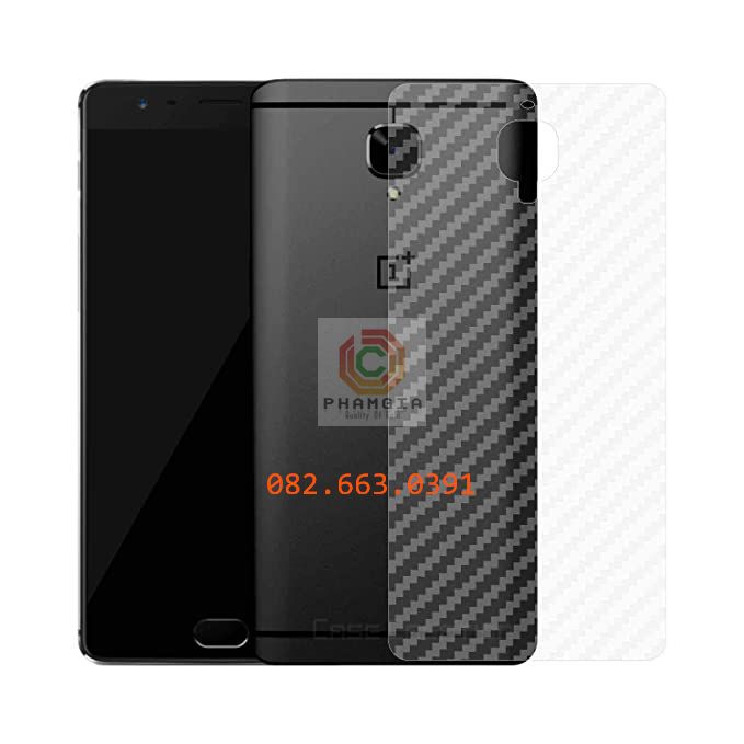 Miếng dán mặt lưng skin carbon Oneplus 3T