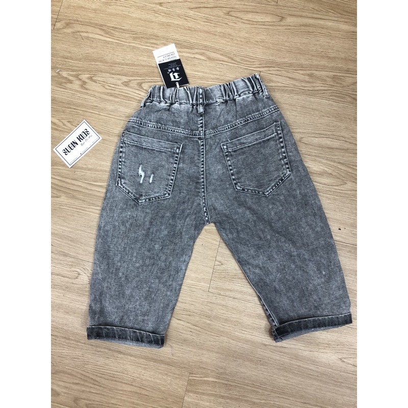 (ảnh thật) Quần sooc bò cho bé SBSJ34 sz 16-32kg quần jean lửng bé trai chất chơi SUBIN KIDS (hàng có sẵn)