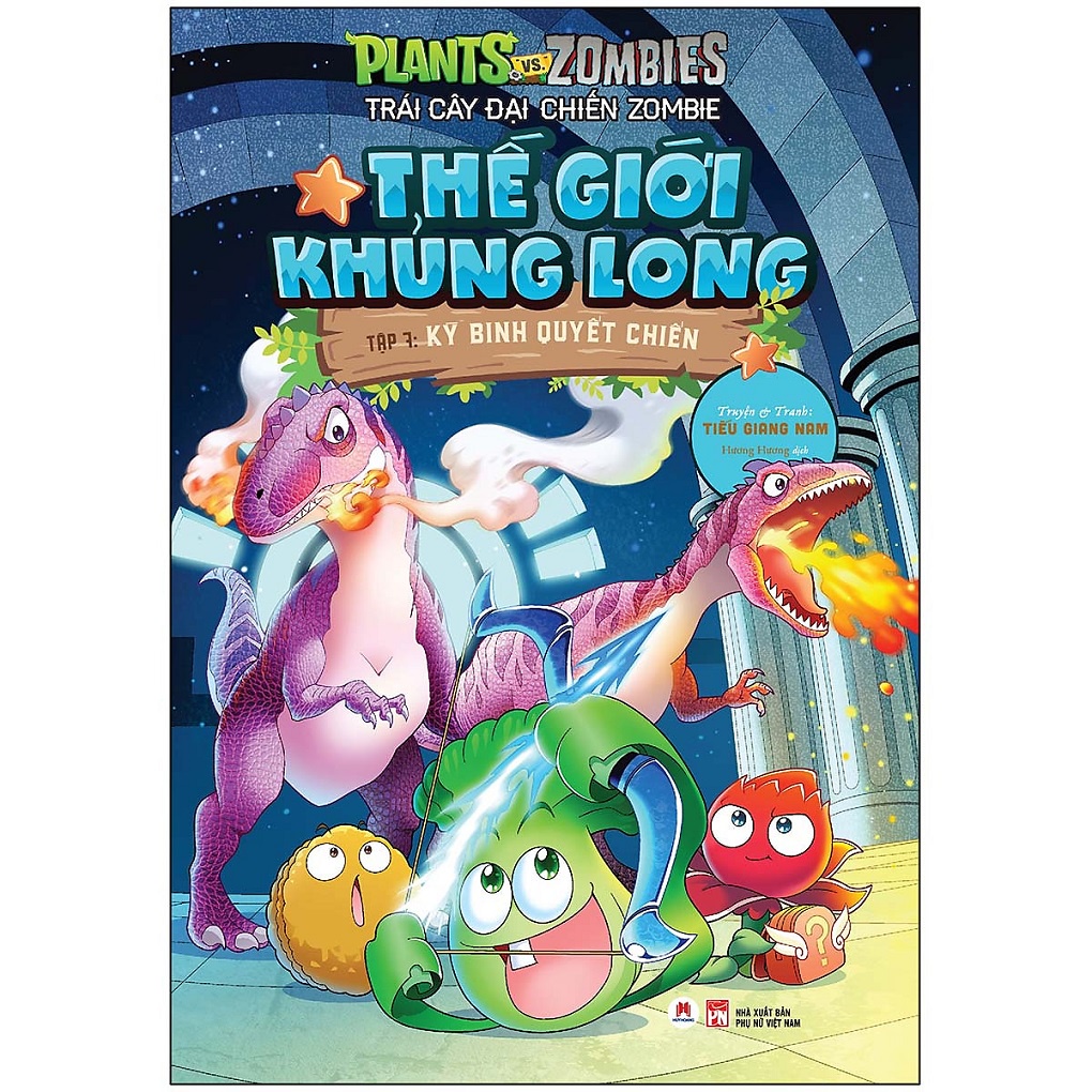 Sách - Trái cây đại chiến Zombie - Khủng long tập 7 - Kỳ Binh Quyết Chiến