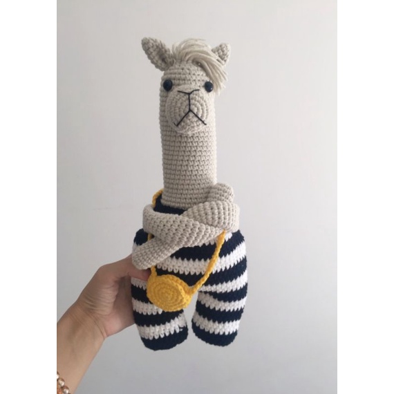 [Thú len handmade] – Lạc đà llama- Quà tặng cho bé- Cool llama Amigurumi