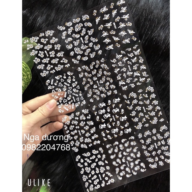 hình dán stiker Nail to sử dụng được rất nhiều
