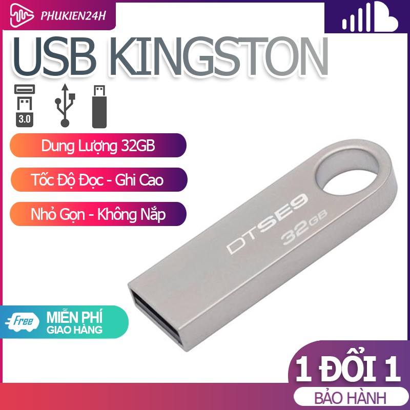 [Bảo Hành 1 đổi 1] USB Kington 32GB / 16GB tốc độ đọc - ghi cao