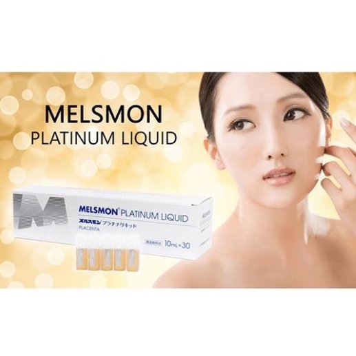 Nhau thai ngựa Melsmon Platium Liquid Placenta Nhật Bản