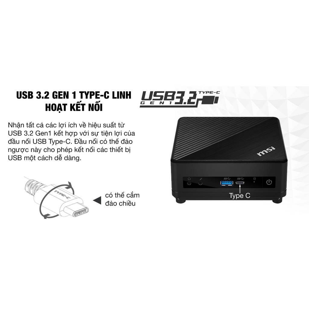 PC Mini MSI Cubi B183 chính hãng