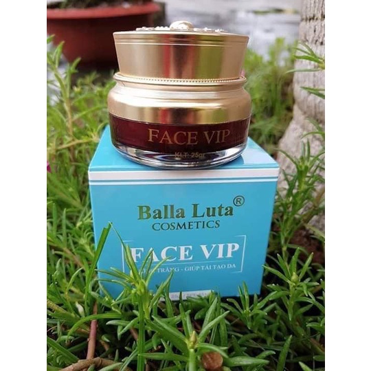 Kem face vip nhỏ hộp xanh dưỡng trắng da Balla Luta 25g - Mỹ phẩm Balla Luta boss Thu Hằng