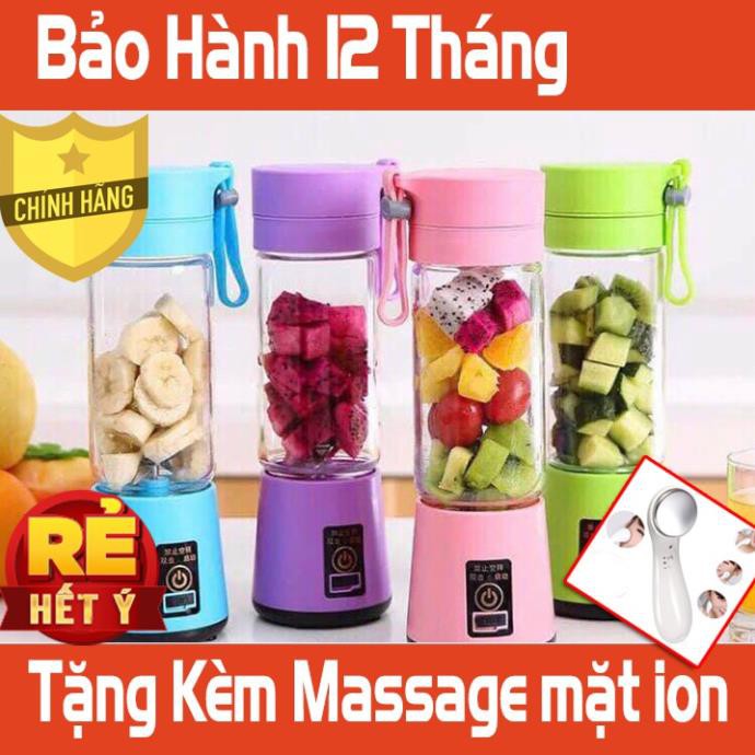 Máy Say Sinh Tố Cầm Tay Mini Chính Hành BH 12 Tháng