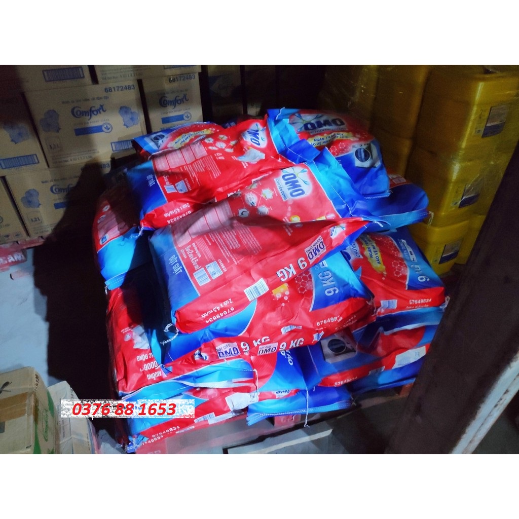 OMO BỘT GIẶT 9KG CHUYÊN DỤNG cho máy cửa trên, cửa trước, giặt tay 9 kí