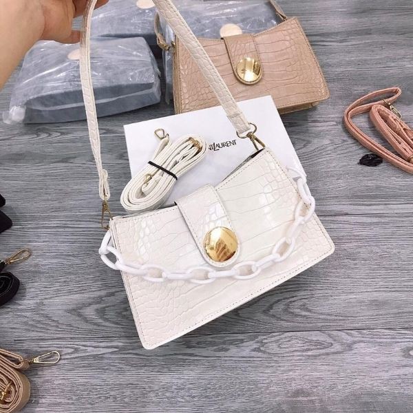 Túi xách kẹp nách nữ da cá sấu OBAGGY Túi xách nữ xách tay sang trọng