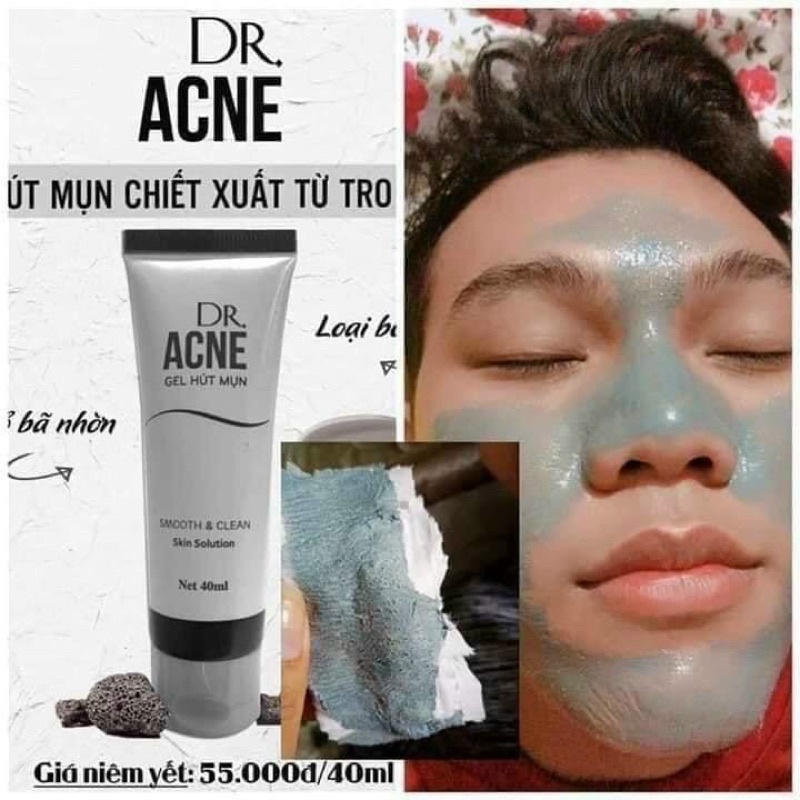 Gel lột mụn đầu đen Dr.Ance, sạch mụn cám, mụn đầu đen, làm sạch se khít lỗ chân lông