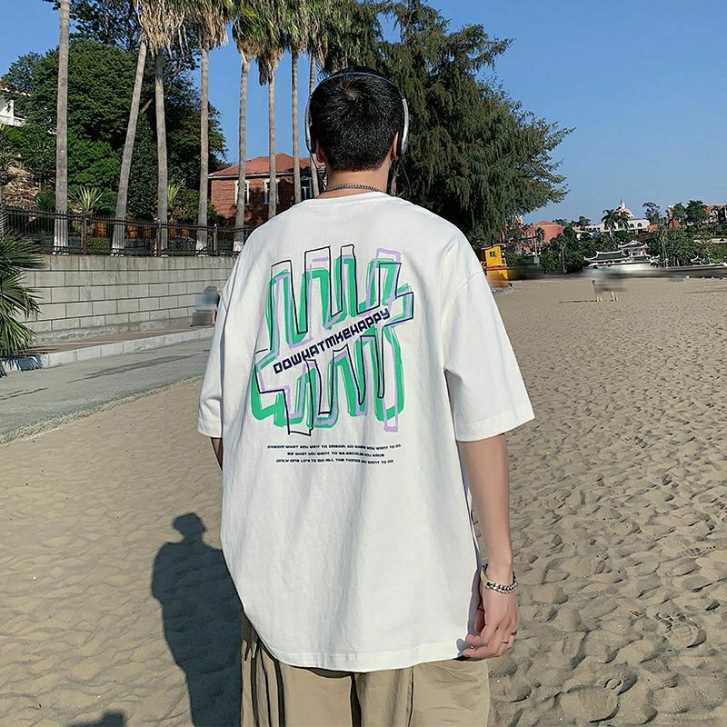 Áo Thun Tay Lỡ 100% Cotton Form Rộng Unisex Ulzzang