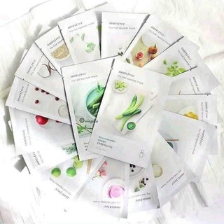 Mặt nạ giấy Innisfree 🌸FREESHIP🌸 18 Vị Chiết Xuất Mặt nạ giấy Innisfree My Real Squeeze Mask