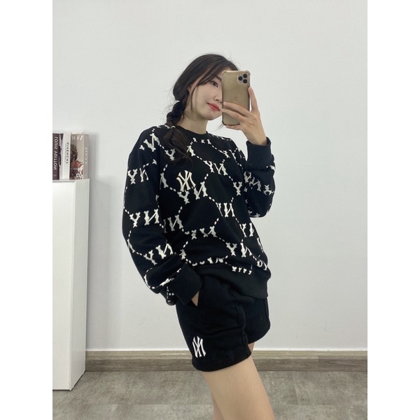 Áo Nỉ A2282 MLB NEW YORK YANKEES MONOGRAM SWEATER SHIRT