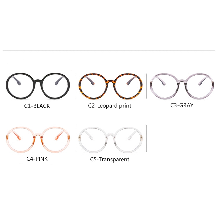 Kính cận gọng kim loại chống ánh sáng xanh kiểu dáng tròn 2020 thời trang mới