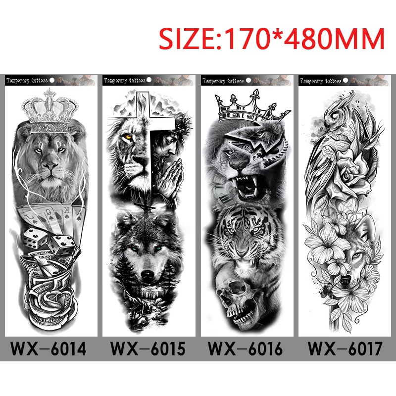 Miếng Dán Hình Xăm Toàn Diện Chống Thấm Nước Và Mồ Hôi Cho Nam Nữ