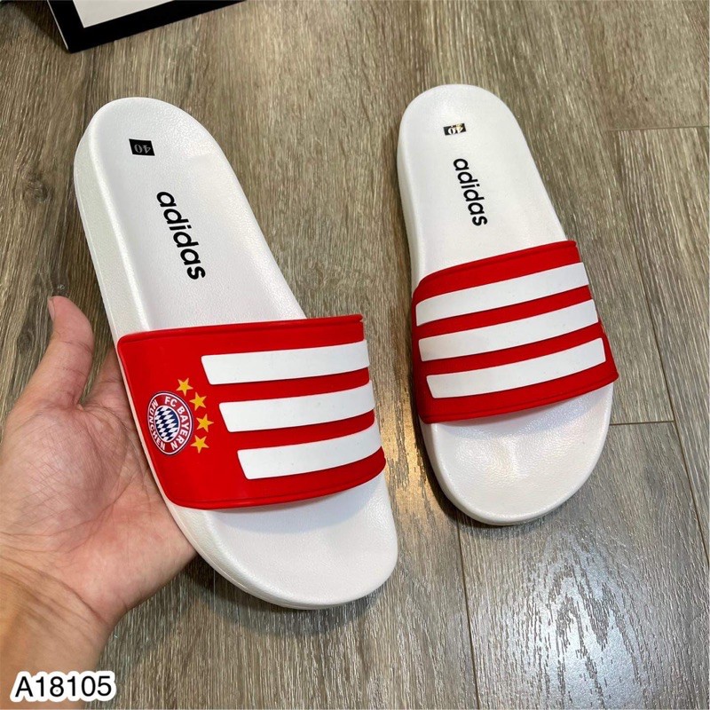 Dép quai ngang 3 sọc adidas mới nhất_Dép unisex dáng thể thao_Dép lê nam cao cấp nhất 2021