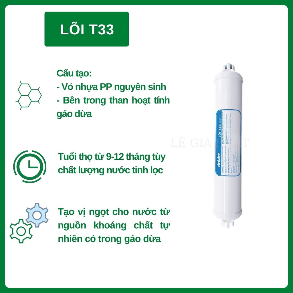 [Chính Hãng] Combo 5 Lõi Khoáng nâng cấp Máy Lọc Nước RO Đại Việt - Tặng kèm 1m dây nước phi 6