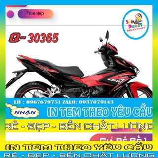 Tem xe Winner X  Tem xe decal trắng sữa 3 lớp ko bay màu