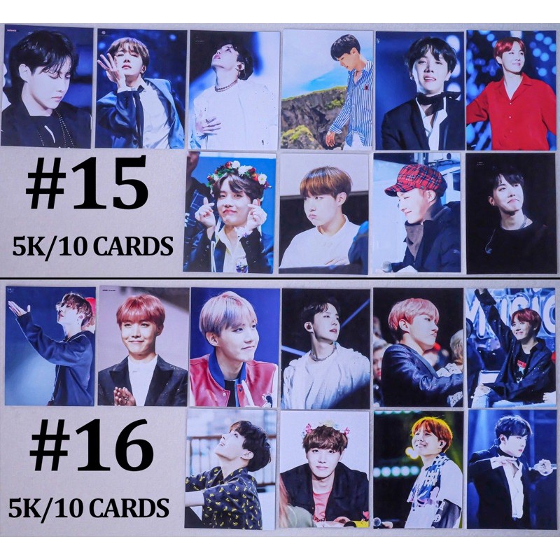 (Có sẵn)Sale set card BTS - JHOPE