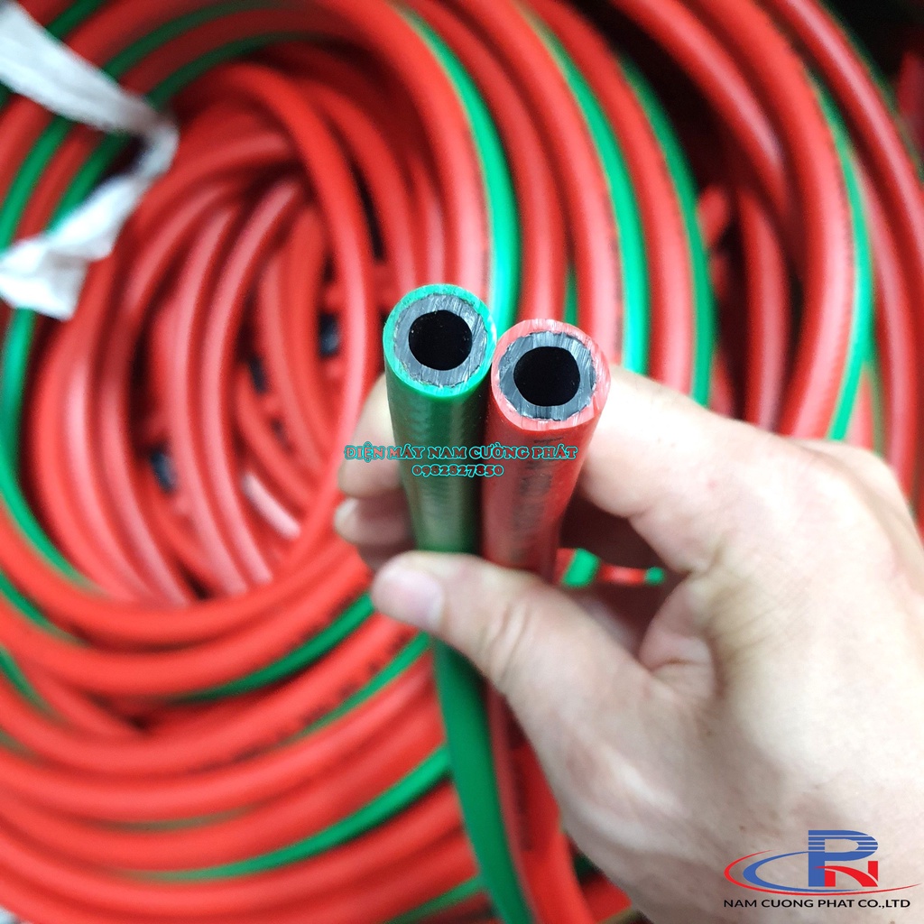 Dây hơi đôi oxy gas Masuka 8mm Hàn Quốc 10m