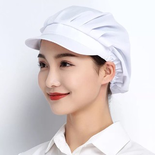 Mũ bếp nữ trùm đầu chống rơi tóc, bụi bẩn