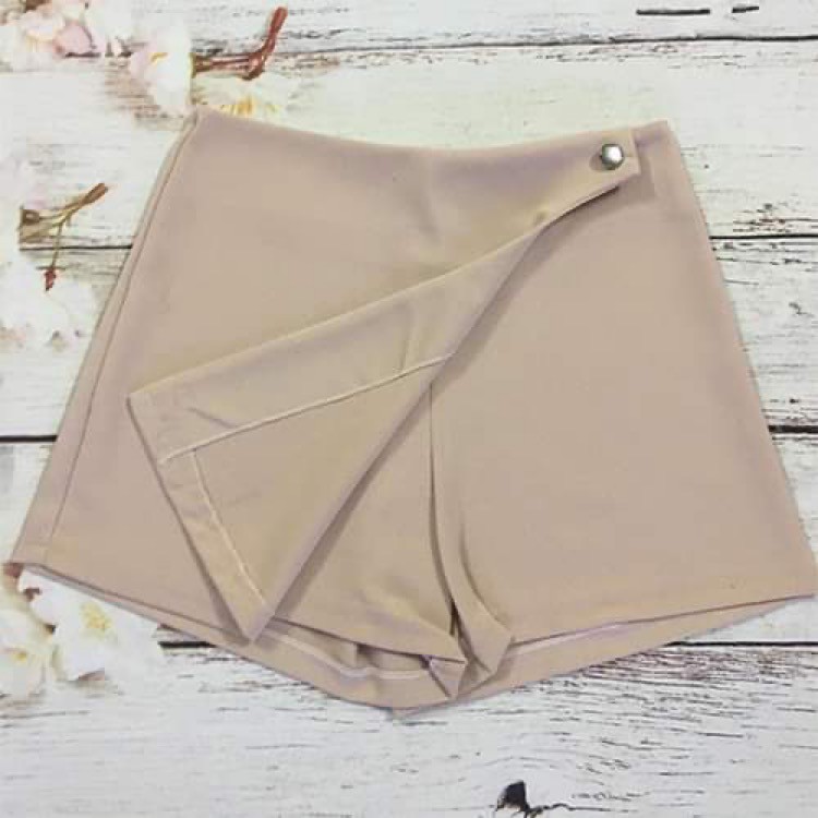 MẶC LÀ SANG MÃ XMHK106 quần giả váy,quần đùi giả váy phối khuy vạt lệch siêu hot sang trọng chất tuyết mưa cao cấp | BigBuy360 - bigbuy360.vn