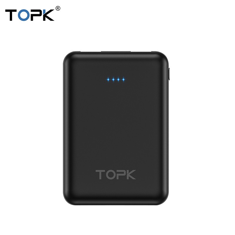 [Mã ELMALL8 giảm 8% đơn 500K] Sạc dự phòng hiệu TOPK 10000 mAh có 2 cổng sạc usb chính hãng | BigBuy360 - bigbuy360.vn