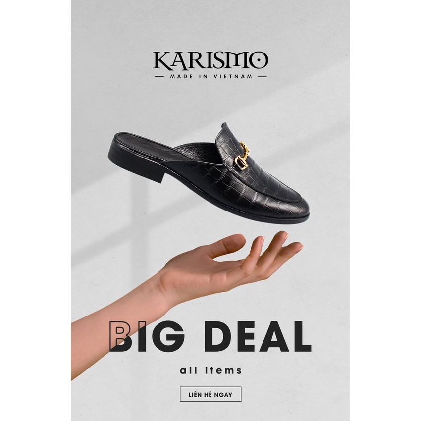 Giày sục công sở nam - Da bò cao cấp 100% - hàng big size 44-46