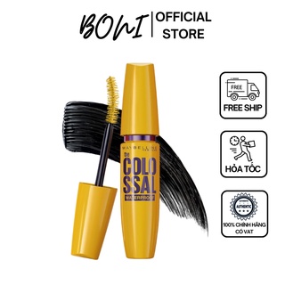 Macara Maybeline vàng 9x - Chuốt mi Mascara lâu trôi - Không vón cục - Mi cong dài