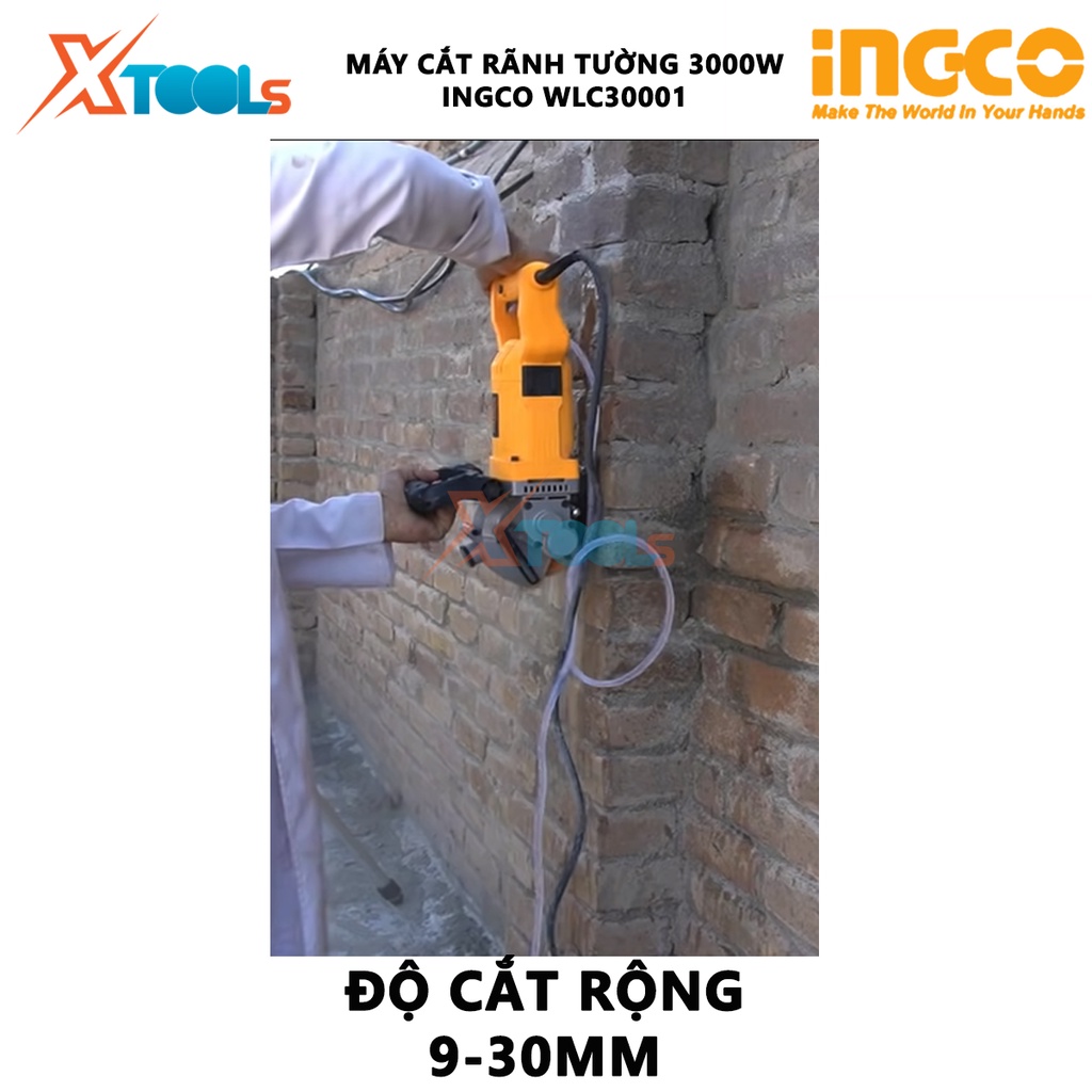 Máy cắt rãnh tường INGCO WLC30001 máy phay rãnh tường 3000W