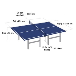 Cọc lưới bóng bàn Cima DHS