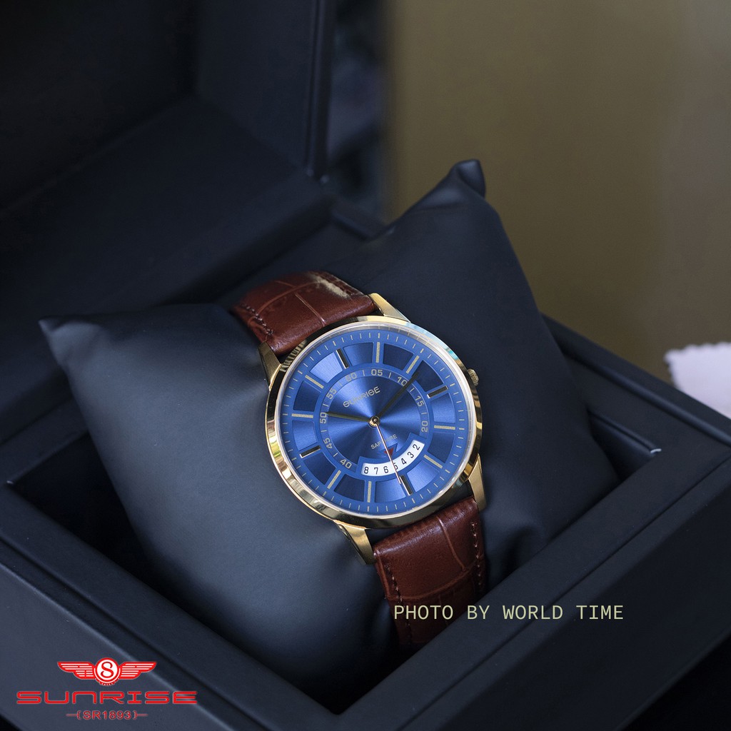 Đồng Hồ Nam Sunrise DM1118SWA [ Full Hộp , Thẻ BH 3 Năm ] - Kính Sapphire Chống Xước , Chống Nước