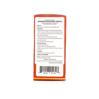 Advanced Cholesterol Complex - Hỗ trợ cân bằng cholesterol, giảm mỡ máu