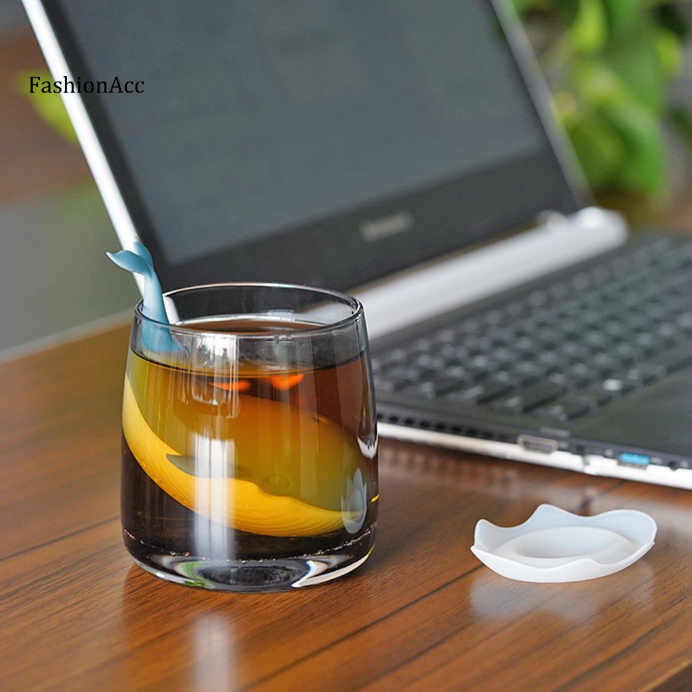 Dụng Cụ Lọc Trà Bằng Silicone Hình Cá Voi Dễ Thương