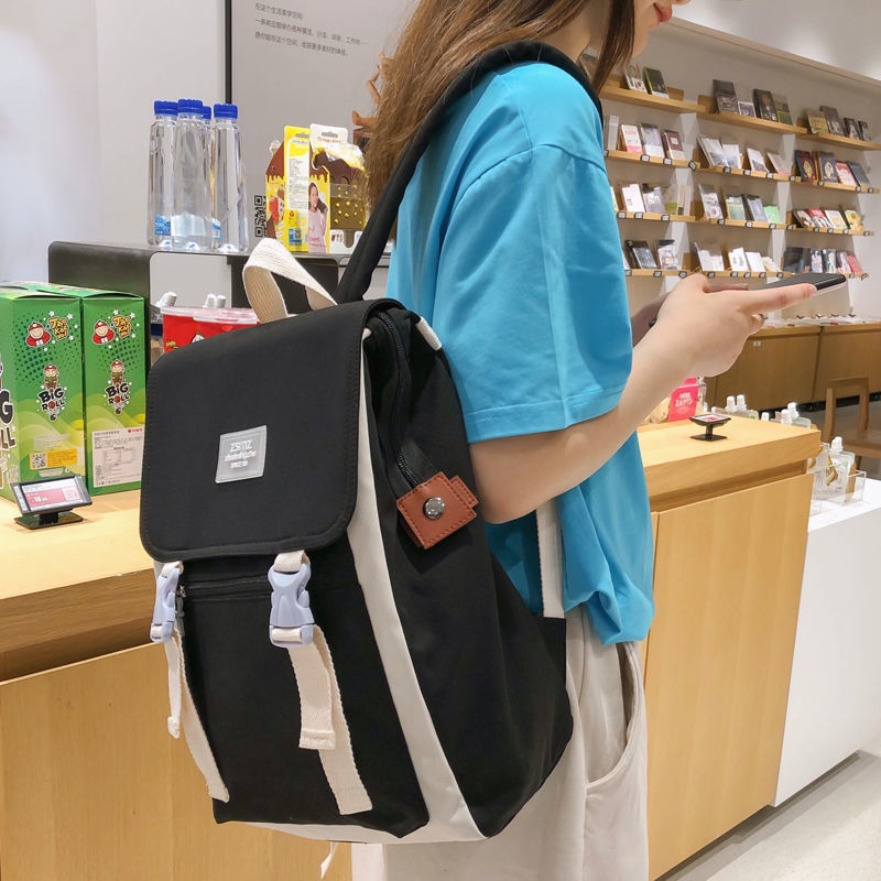 Balo đeo vai IELGY kiểu dáng đơn giản phong cách Hàn Quốc thời trang cho nữ