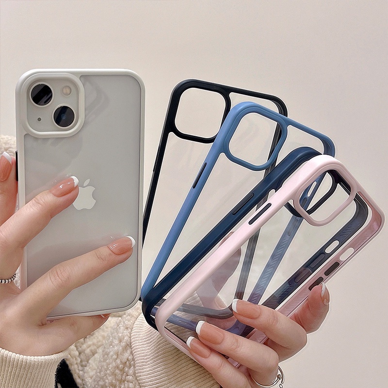 Ốp điện thoại silicone trong suốt chống sốc bảo vệ camera cho iPhone 13 Pro Max 13 13 Pro | BigBuy360 - bigbuy360.vn