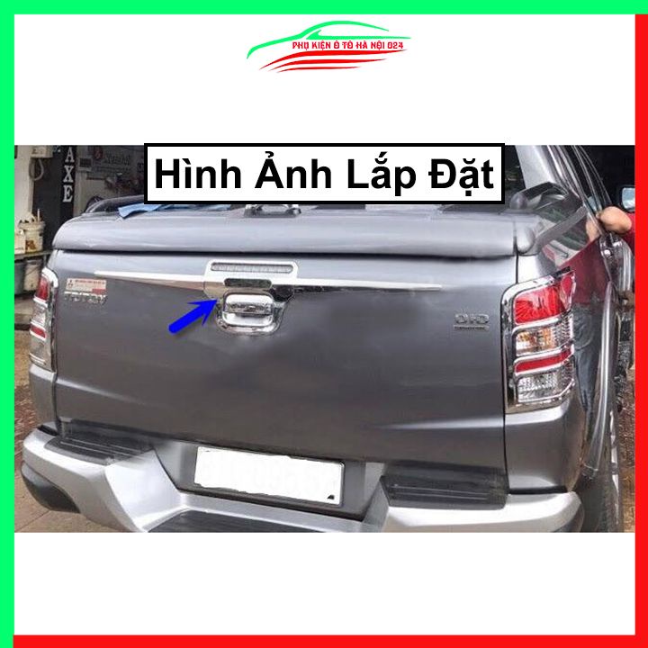 Ốp tay mở cốp mạ Crom Triton 2016-2018 trang trí xe chống va đập hiệu quả